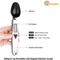 Accurate 500g/0.1g Portable LCD Digital Kitchen Scale Electronic Measuring Spoon Weight Scale Gram Kitchen Lab Scale
