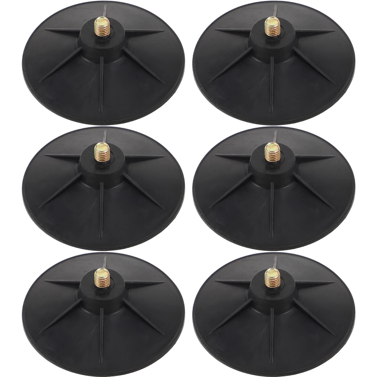 

6 Pcs Suction Cup Steel Suction Cup Base For Bag Plate Home Gym Boxing Training Equipment