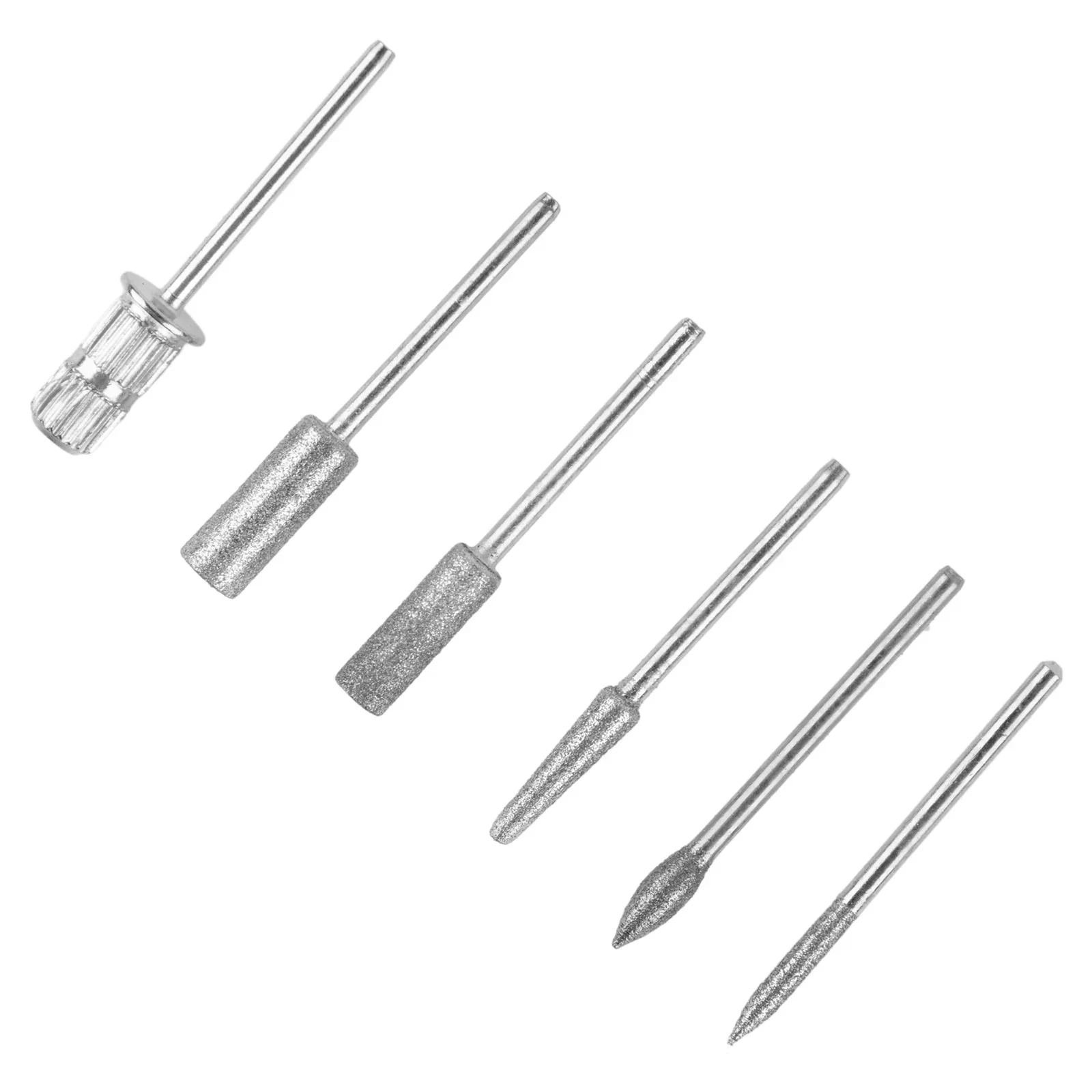 Precise and Effective Nail File Bits 12pcs Electric Cuticle Cutter Tips with Metal Grinding Heads and Sand Rings