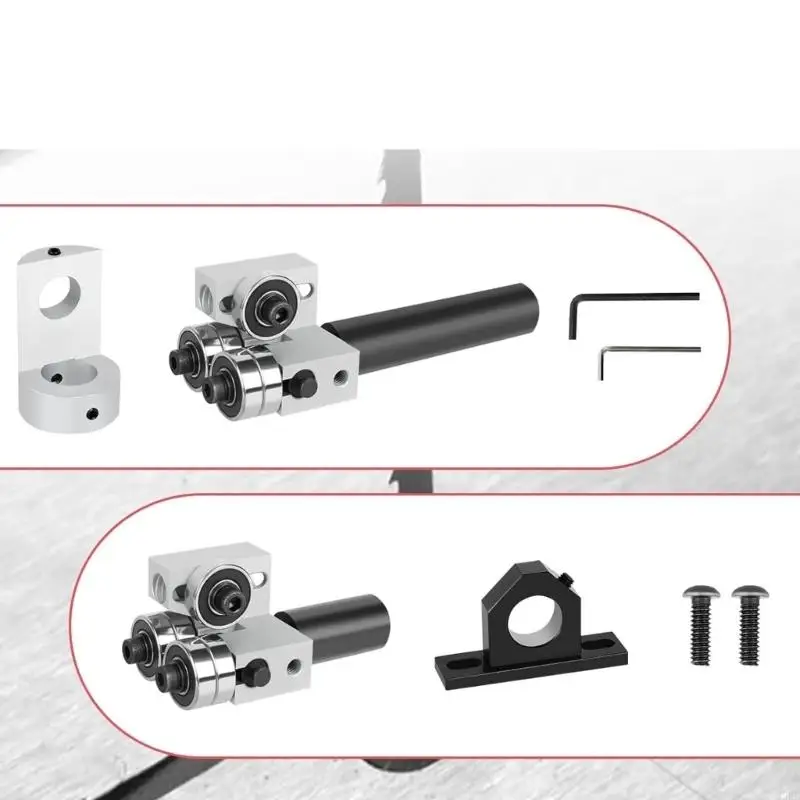 Bandsaw Blade Guide Metal Roller Bearing Replacement Set Adjustable
