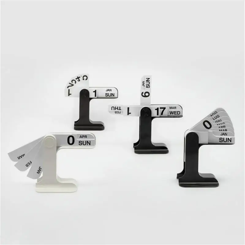 Desktop Calendar Small Wear Resistance Quality Creative Design Automatic Good Page Turning Office Accessories Target Tracker