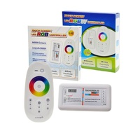 DC12-24V 2.4GHz RF 6A/CH LED RGBW Strip Controller Wireless Touch Remote Control Dimmer For LED 5050 2838 LED Strip Light