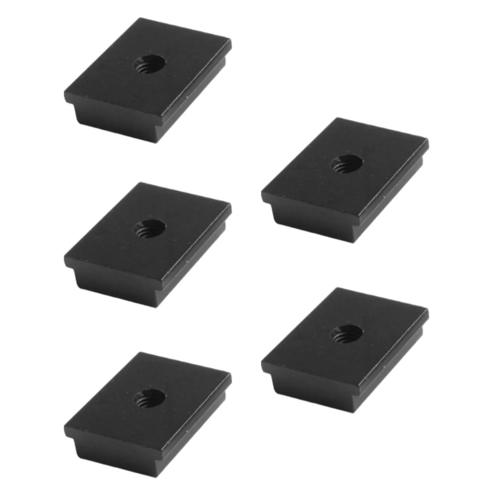 5Pcs T-track Slider in lega di alluminio T Slot dado M6 Thread Slide Block per falegnameria lavorazione del legno rifilatura parti di utensili da taglio