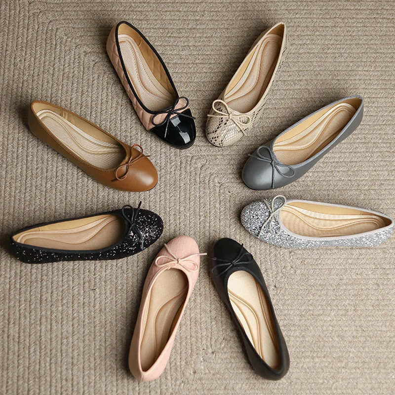 Ballerines Pliables Femme - Chaussures Légeres De Voyage, Pour Mariage Et Fête, Confortables - 2