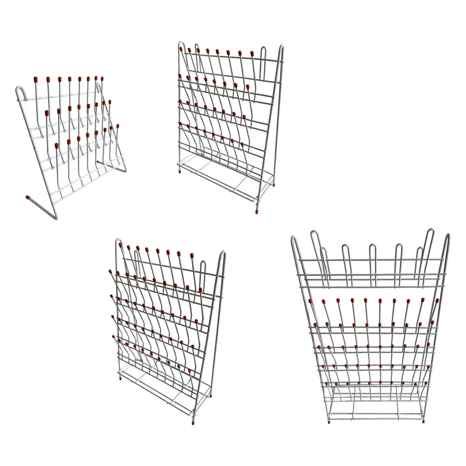 Lab Drain Holder Shelf Removable Cleaning Supplies Wall Mounted Draining Rack Drainer Shelf for Lab Factory Bottle