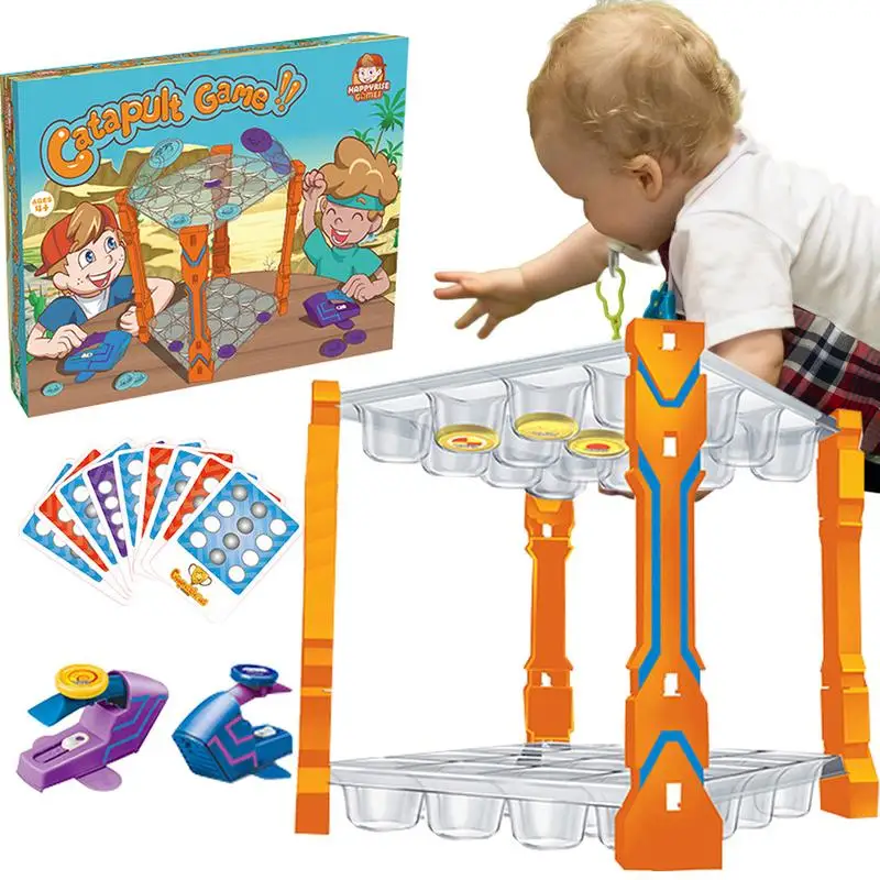 Kids Launching Toys Funny Table Game Toy Set Interactive Toys Multiplayer Family Game Set Children Outdoor Game Toys Board Games