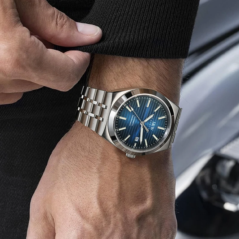 IW Carnival Sapphire Mirror Movimento automatico Accessori per uomo Orologi da polso meccanici Marchi di lusso Orologio impermeabile maschile
