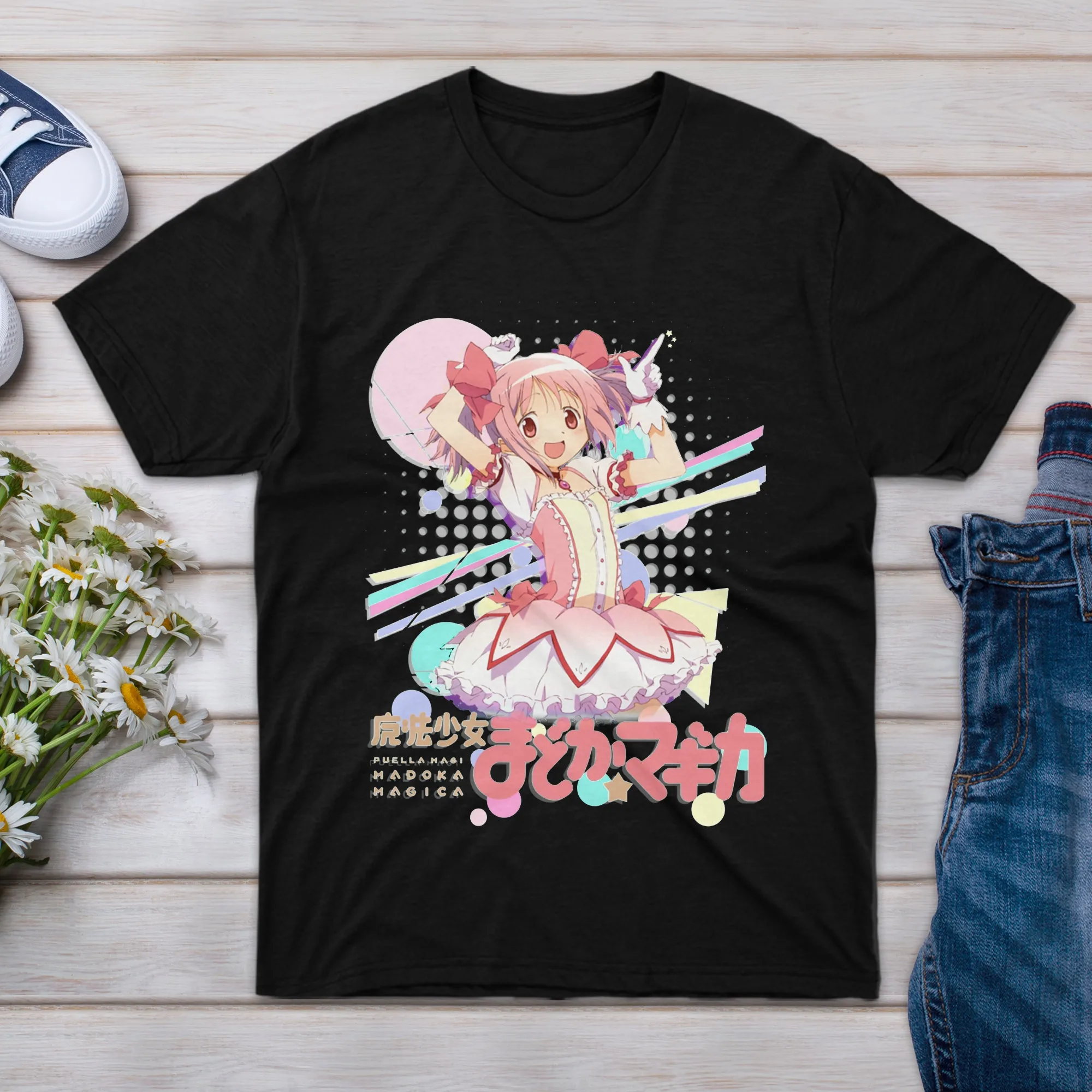 T Shirt Madoka Short Magica Friends Sleeve Big Friend Boy Family Girl For Men Novelty Women Event