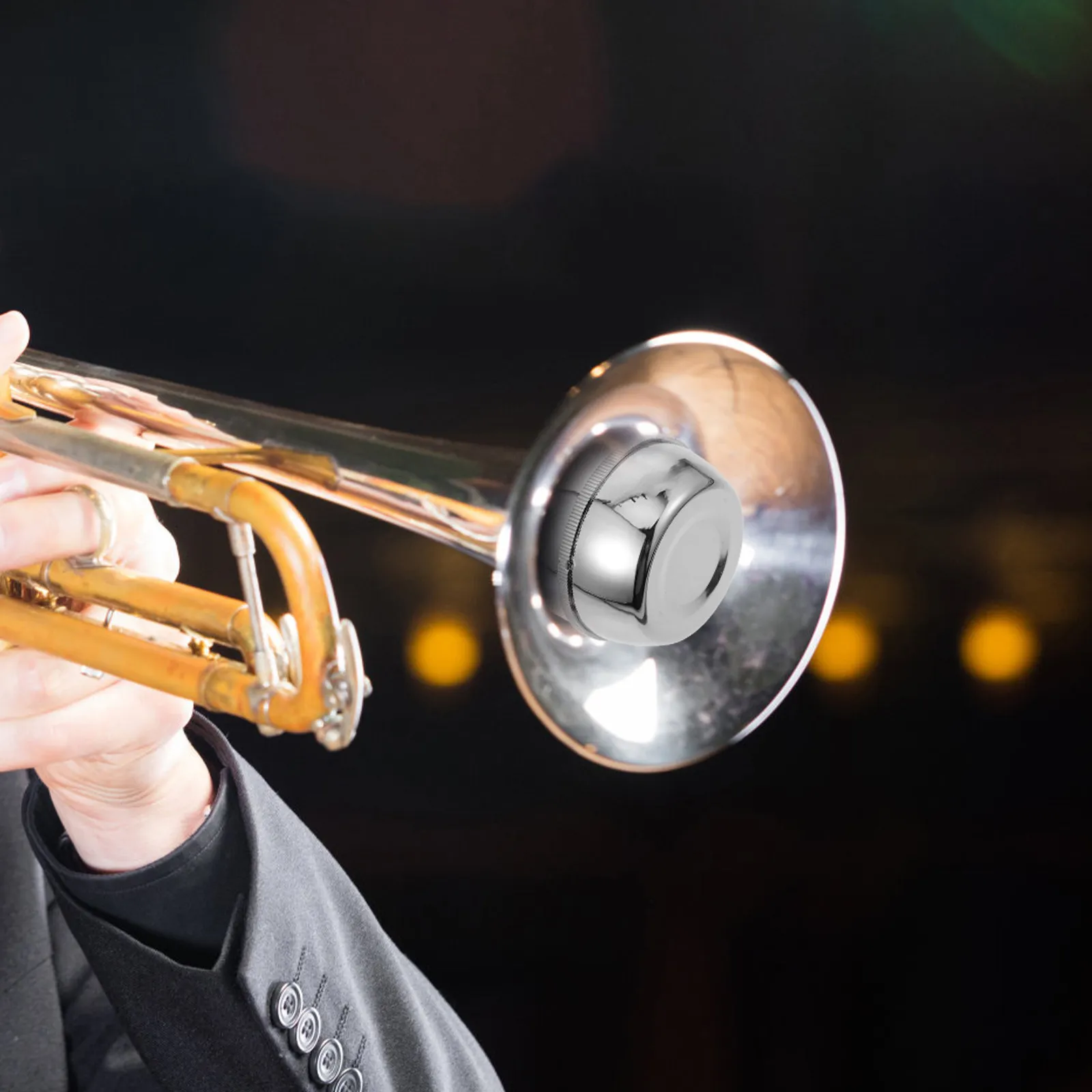1 pièce Sourdine de trombone en ABS écologique, atténuation efficace du son, préservation du son clair, conception à ajustement rapide, réduction du bruit de trombone
