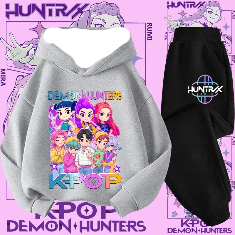 الخريف/الشتاء هوديي مجموعة Y2K الساحرة الصيد فريق مطبوعة كسول نمط الرياضة الاتجاه المرأة الشارع ثلاثية الأبعاد داليان هوديي السراويل الكبار