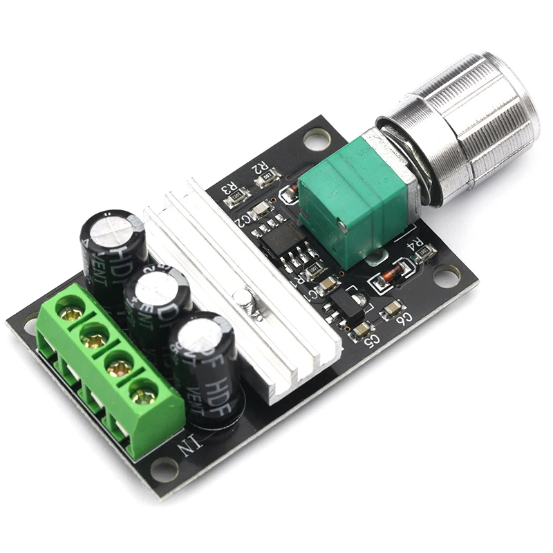 10-60V 20A PWM DC Motor Speed Controller Switch DC Current Voltage Regulator PWM High Power Drive Module 60A 12V 24V 36V 48V