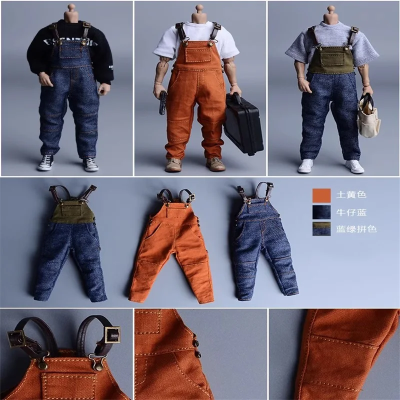 

1/12 Trendy Soldier Strap Pants Sling Clothes Model Accessories Toy Fit 6'' Action Figure In Stock Hot Sale