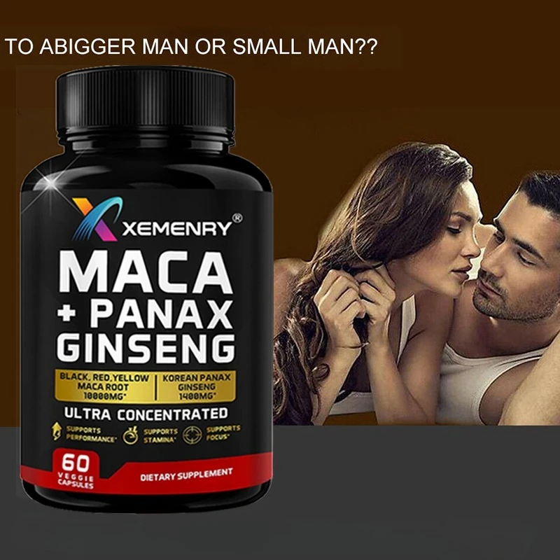 Maca Root Capsules - Premium Maca Root Supplement for Boosted Energy, Balanced Hormones, Optimal Absorption, Improved Mood