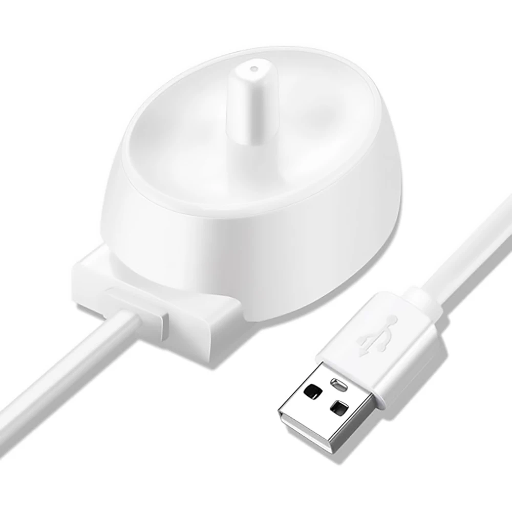 1 قطعة شاحن بديل لفرشاة الأسنان الكهربائية، قاعدة شحن تعمل بمنفذ USB، متوافق مع فرشاة الأسنان الكهربائية عن طريق الفم * B D12/D17/D18 #1