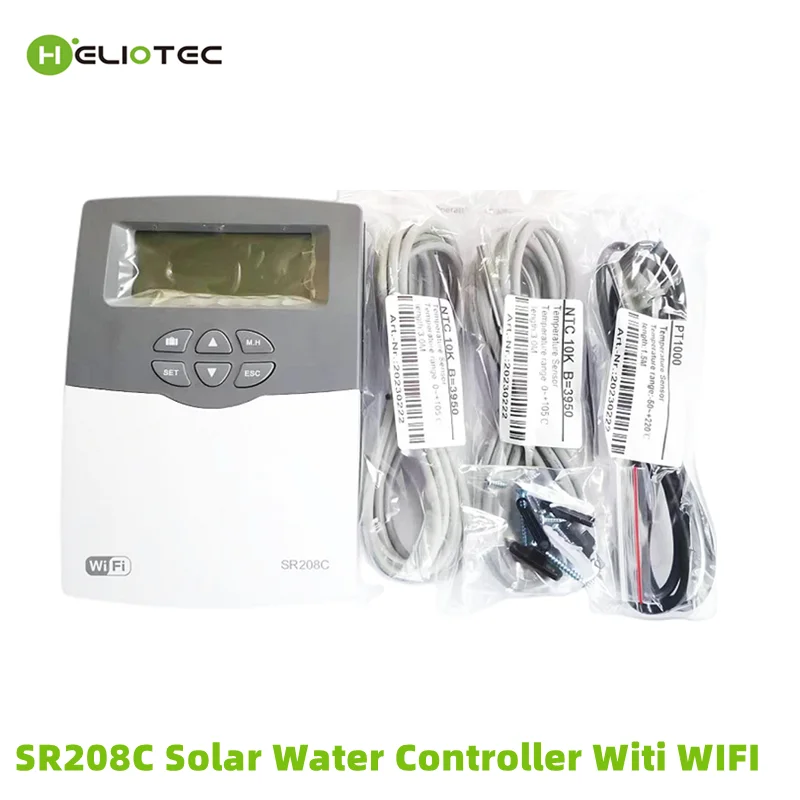 Imagem -02 - Solar Water Heater Controller com Função Wi-fi Sr208c