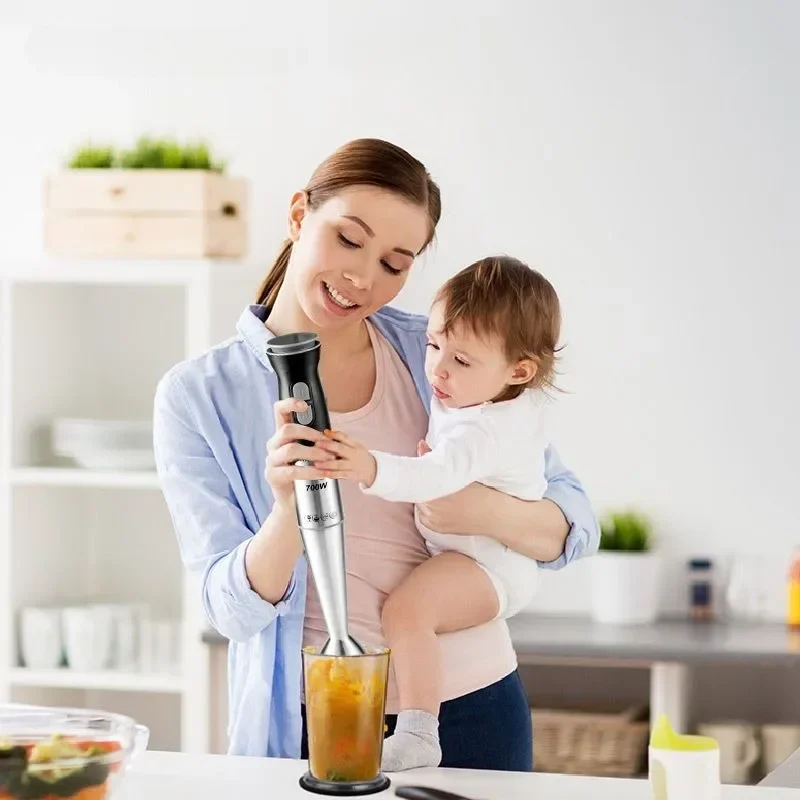 Electric Stick Hand Commercial Blender Food Processor Egg Whisk Mixer Juicer Meat Grinder