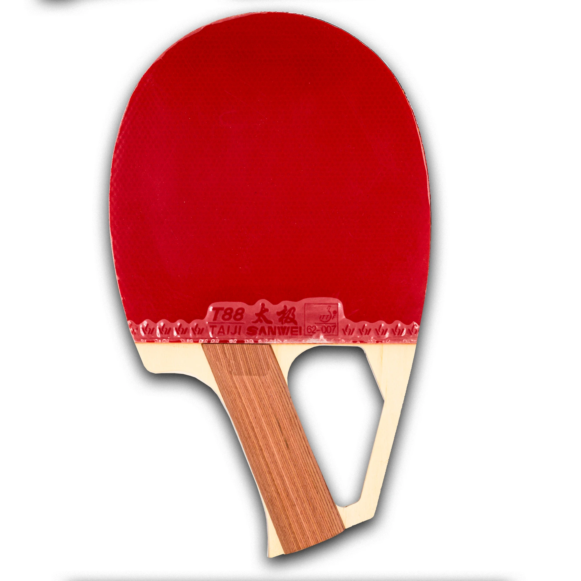 Sanwei 10th Pistol Racket Pre-Assemble Bat Sports Table Tennis Equipment for Competitive Play