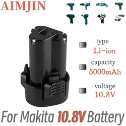 10.8V 5000mAh lithium-ion rechargeable Battery,Suitable for Makita cordless drill tool BL1013 BL1014 BL 1013 BL 1014 LCT203W