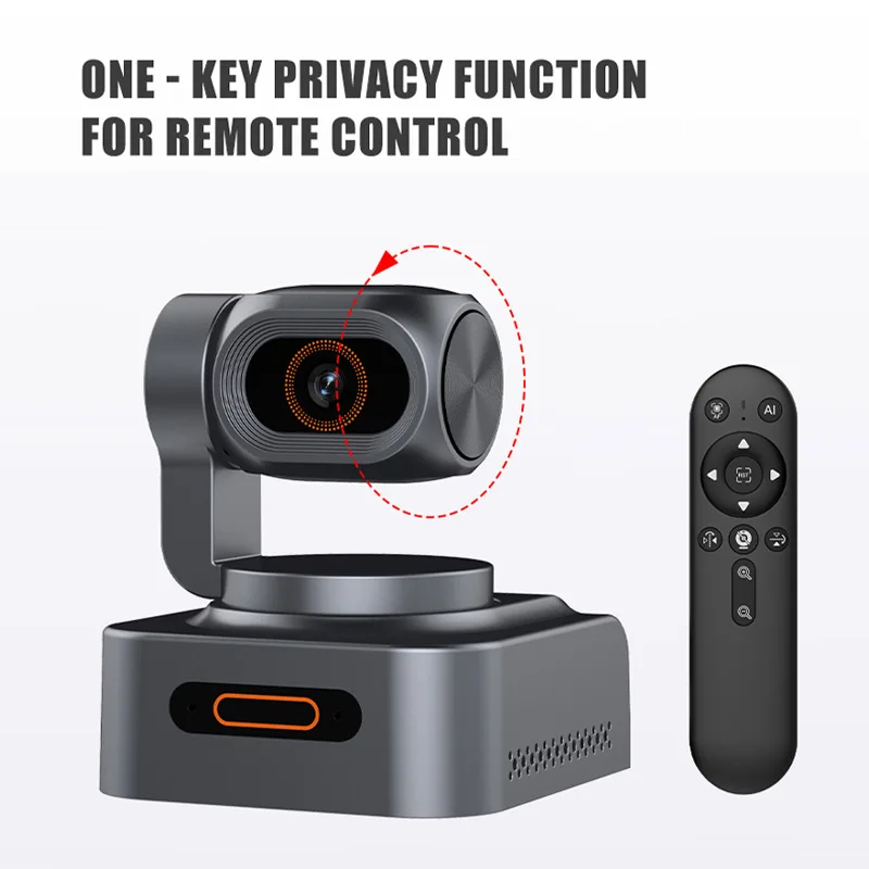 48 Million PTZ Dual Axis Tracking Live Camera 4K Beauty Computer Video Conference Online Class AI Remote Control