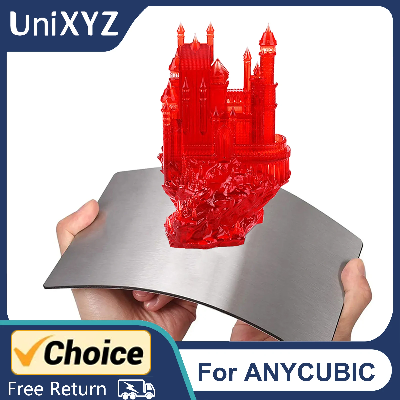 Anycubic Photon Mono 4 Ultra SE 4K X 6K 6KS X2,Photon M3 Plus Max M5 M5S M7 Pro Max SLA 수지 프린터용 풀 사이즈 빌드 플레이트