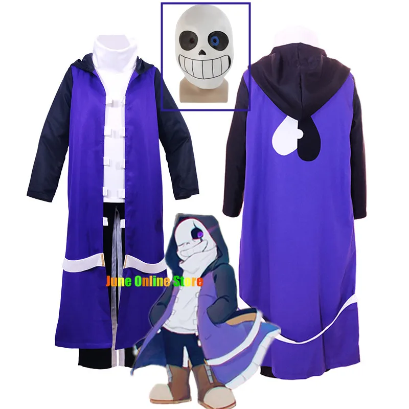 Undertale Epictale Cosplay Costume, Epic Sans, Professor, Dia das Bruxas, Roupa de Natal, Personalizar, Qualquer Tamanho