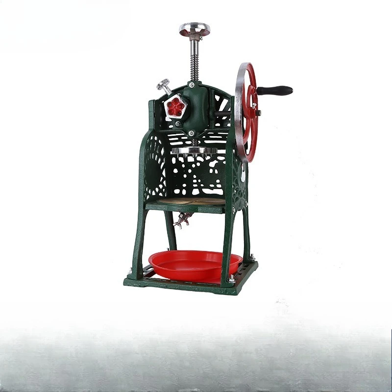 Shaved  flake handmade old-fashioned shaved machine copper plate snowflake cotton ice machine hand crank ice shaver