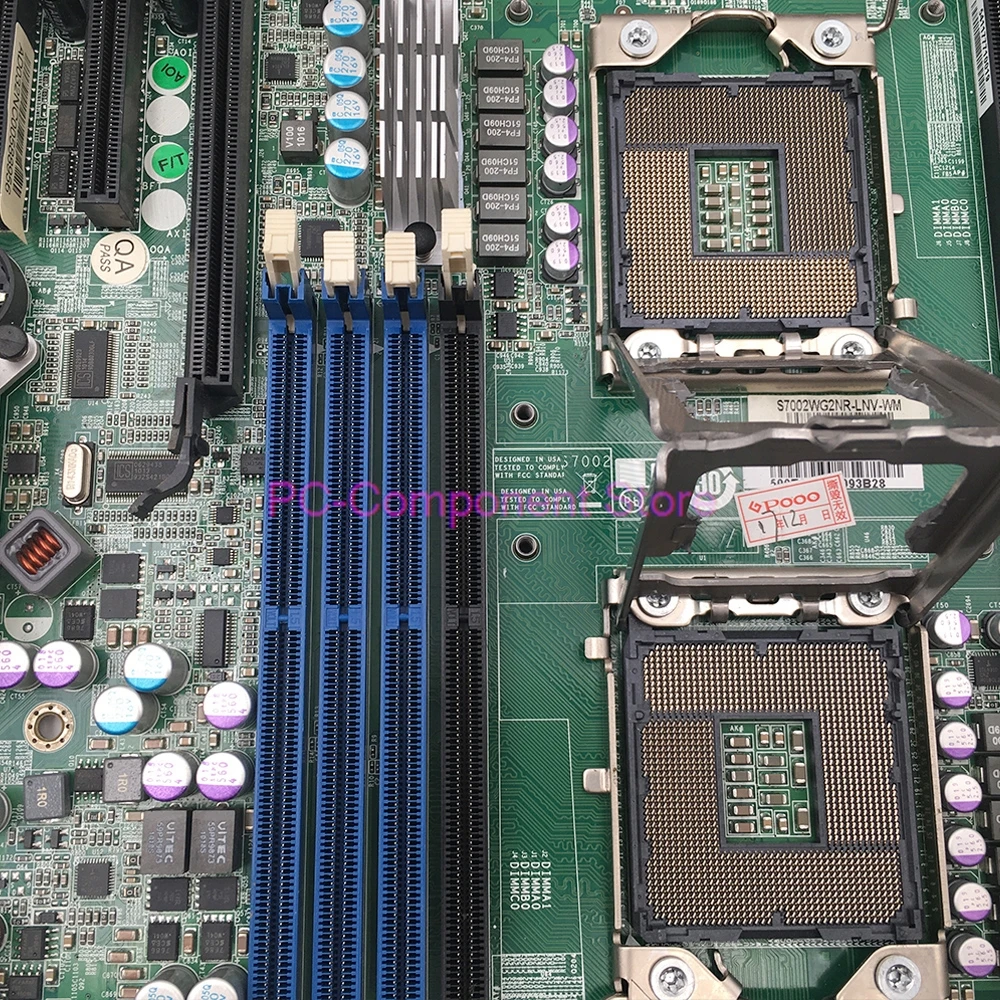 S7002 untuk TYAN R510 G7 1U Server Motherboard Dua Arah LGA1366 X58 Tes Sempurna
