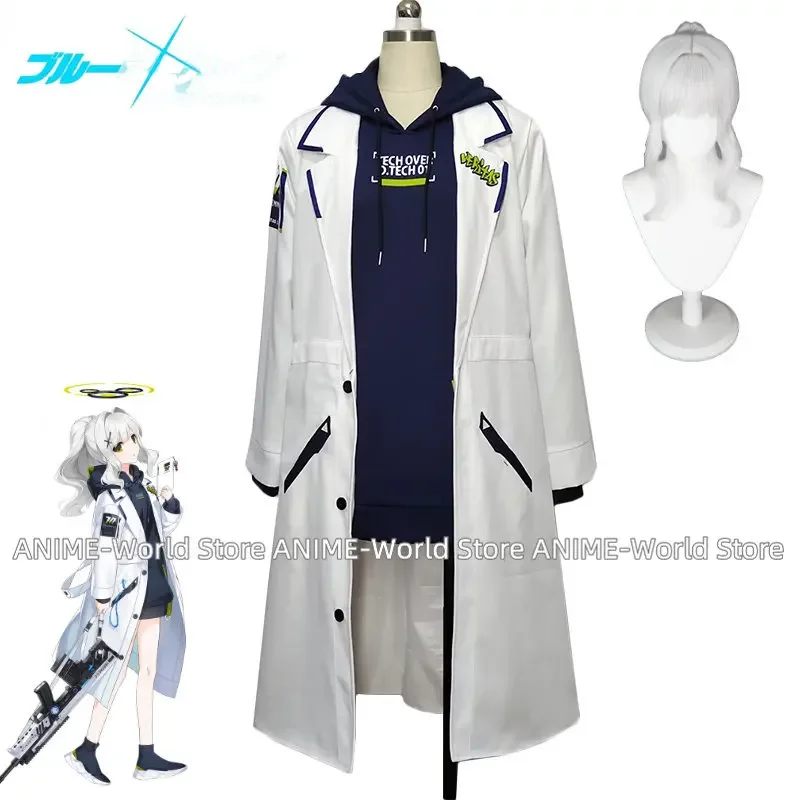 Omagari Hare Cosplay Costume Game Blue Archive Cosplay Suit Hooded Sweater Coat Halloween Uniforms Anime Clothing Custom Made