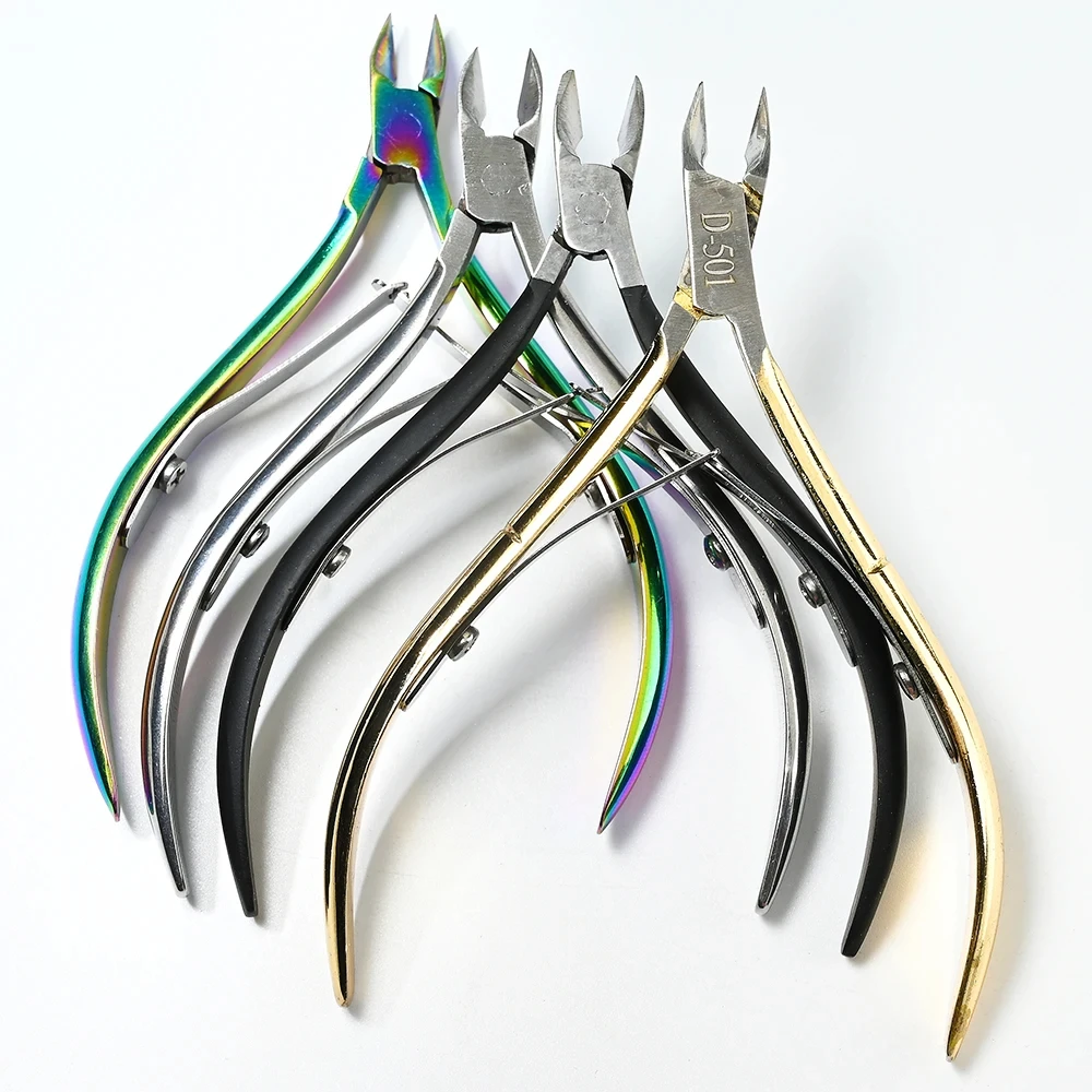 1pc Professional Cuticle Cutter Nail Nippers Scissors Manicure Pusher Pedicure Tong Dead Skin Remover Nail Cuticle Regrowth Tool