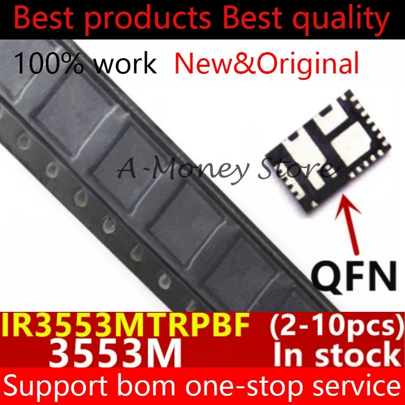 IR3553MTRPBF QFN-25 IR3553M IR3553MTRPBF, 3553M, 2-10 PCes