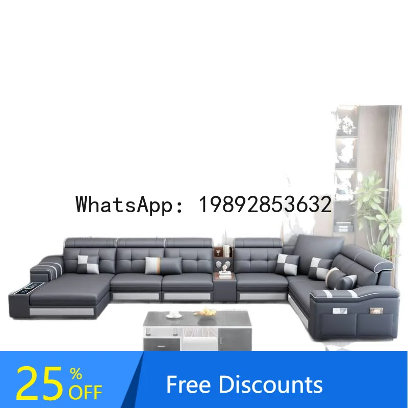 

CZ Cat Scratching Tech Fabric Multi-Functional Wash-Free Fabric Sofa Simple Large and Small Apartment Combination