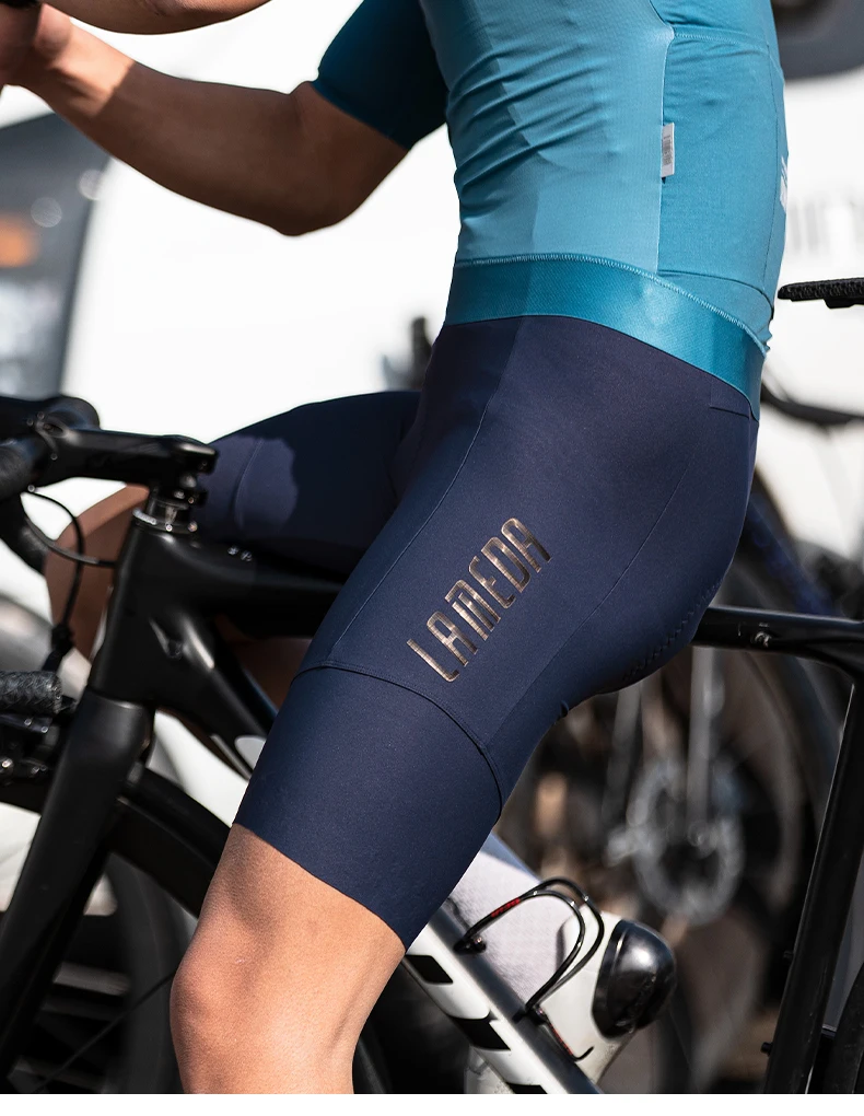 LAMEDA Pro Herren Fahrradshorts mit 3D-Schaumstoffpolsterung, stoßfest, für Straßen- und Mountainbikes, atmungsaktive Fahrradunterwäsche, Shorts, Hosen – Detail 15
