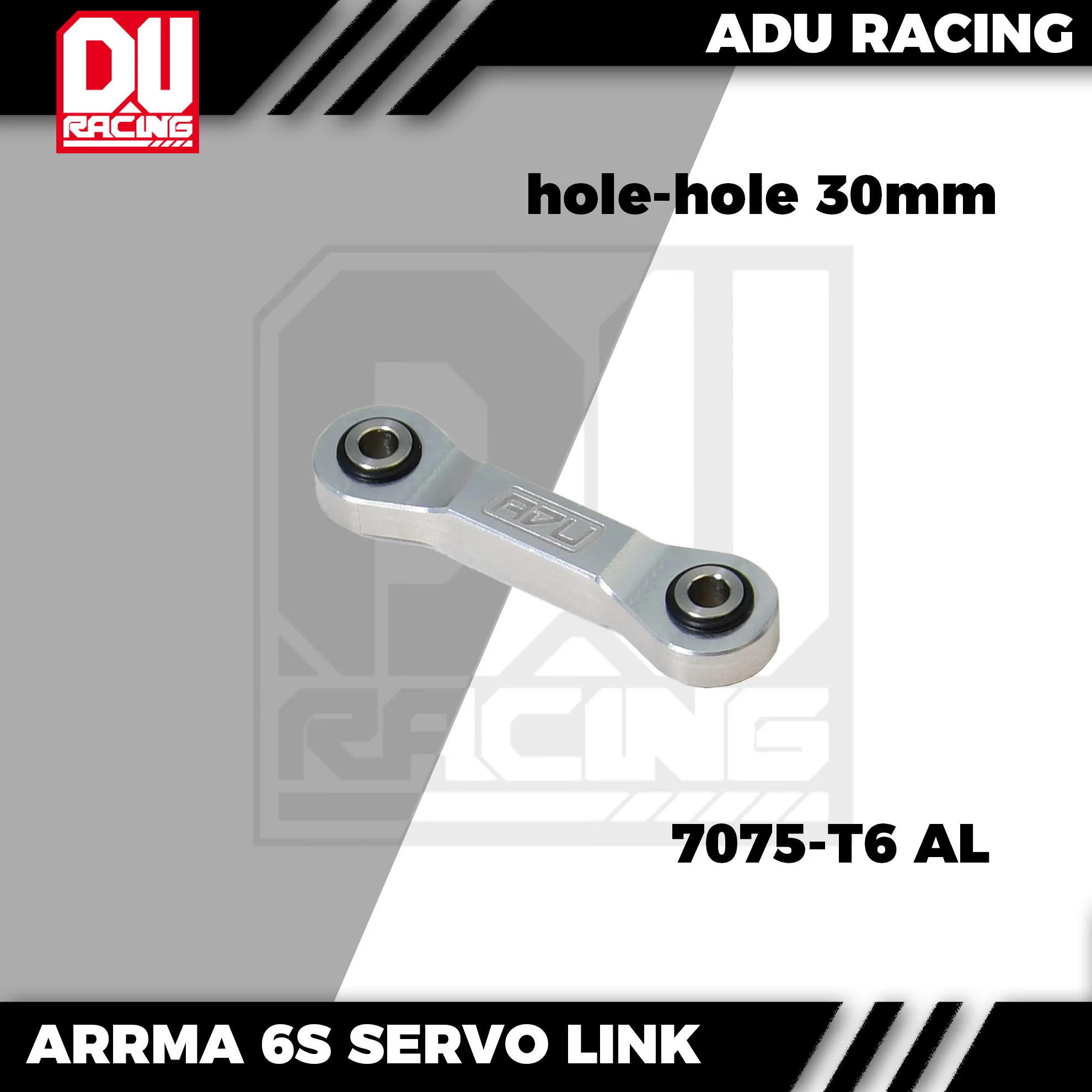 ADU RACING 7075-T6 ALU SERVO LINK 30MM FOR ARRMA 6S KRATON OUTCAST TYPHON MOJAVE