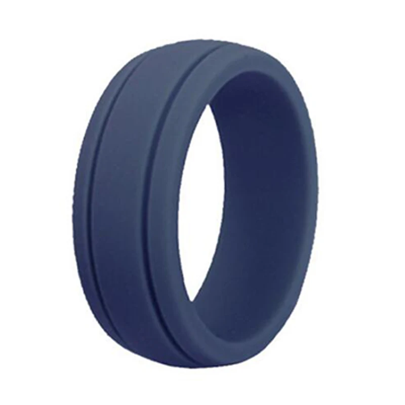 Geedyn 8mm Stylish Silicone Ring Silicone ring for flexible, sporty style