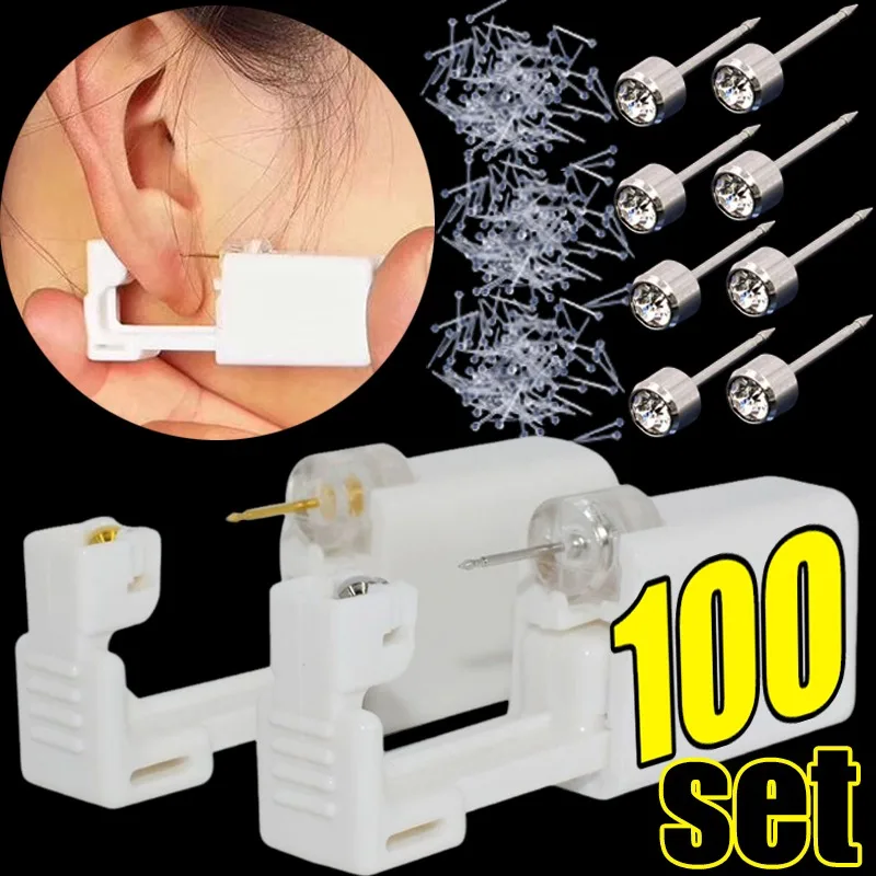 1-100sets-one-time-use-ear-piercing-gun-diy-accessories-safety-piercing-tool-kit-with-earrings-self-piercing-set-for-women-girls