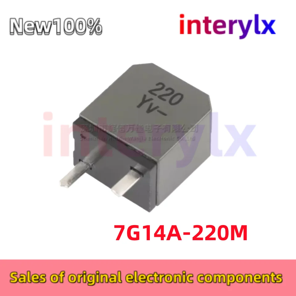 

10 шт./лот 7G14A-220M 7G14A-220 7G14A 22 мкГн Высокоомный цифровой индуктор для усилителя