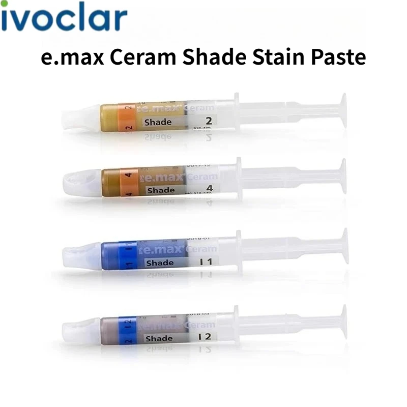 Ivoclar E.max Ceram Shade Stain Paste Dental Dentistry Lithium Disilicate Ceramic Stain Paste Dental Lab Materials