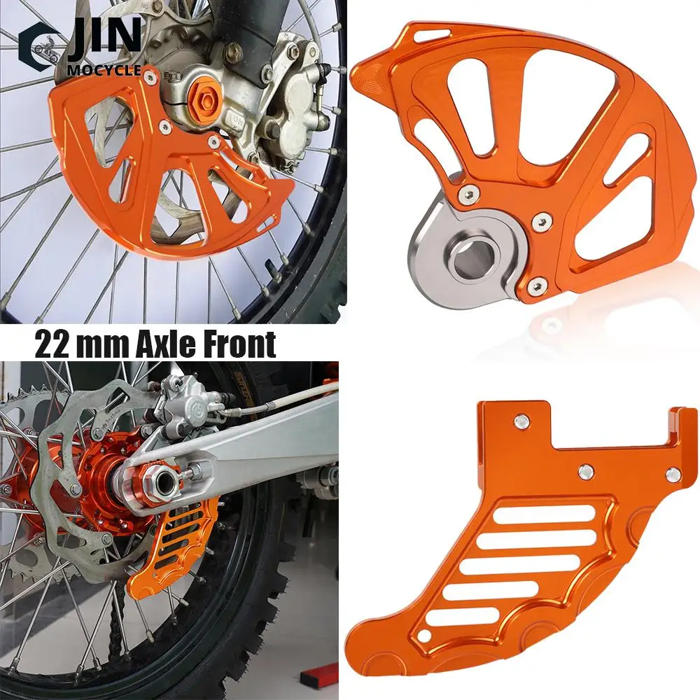 

22mm Axle Front & Rear Brake Disc Guard Protector Protect For 125 150 200 250 300 350 400 450 500 XCW XCF-W EXC SXF 6 Days Parts