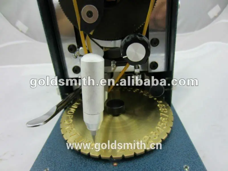 Ring inside goldsmith engraving machine, jewelry tools