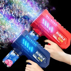 Fully Automatic Space Bubble Blowing Toy Bubble Gun Outdoor Bubble Machine Gift Holiday Gift Toy (Without Bubble Water)