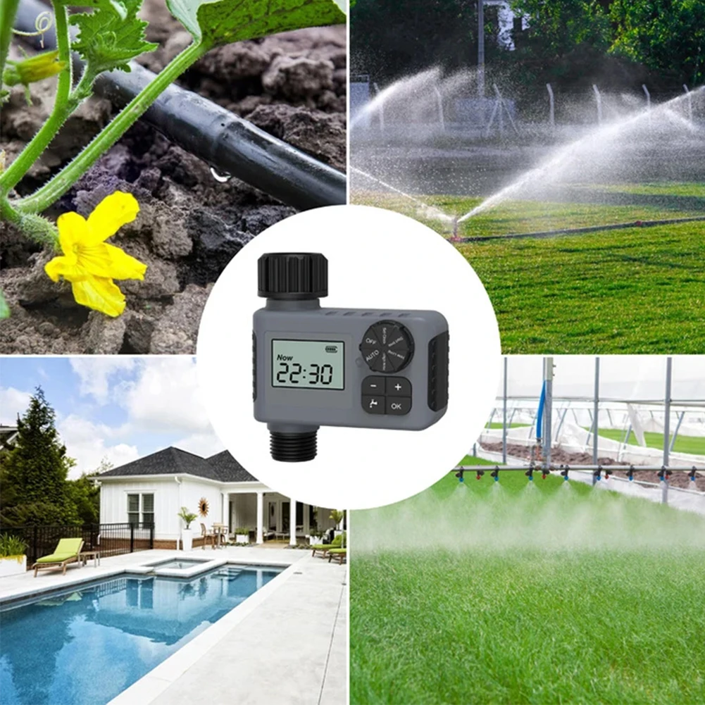 

Automatic Irrigation Watering Timer Waterproof Automatic Timed Irrigation Controller Battery Powered Greenhouse Supplies