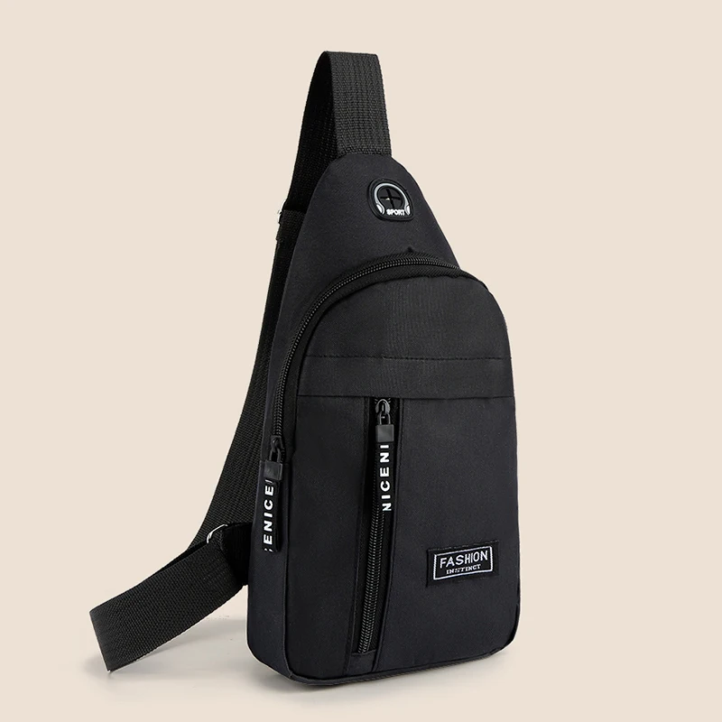 1 حقيبة صدر للرجال حقيبة كروس مع أحزمة كتف قابلة للتعديل وسحاب للإغلاق وجيوب متعددة - حقيبة كاجوال ذات غلاف ناعم su #2