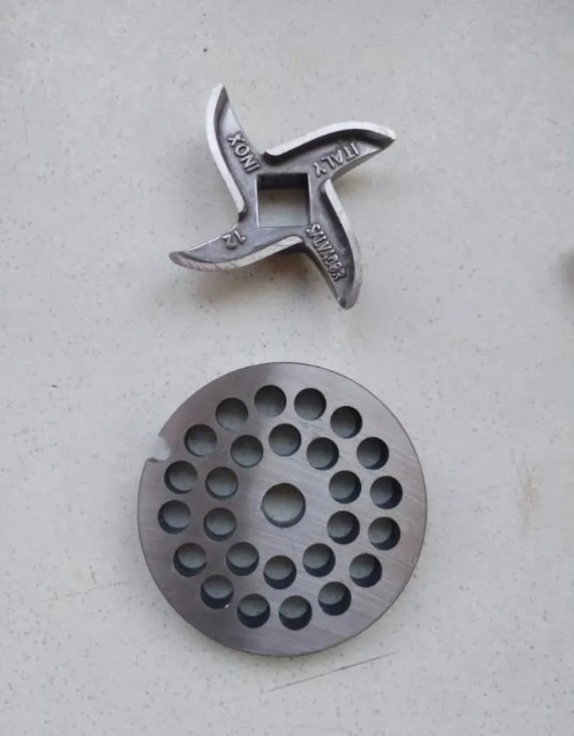 12 Type Meat Grinder Accessories Orifice Plates Commercial Blades Grates Universal Desktop Crushers