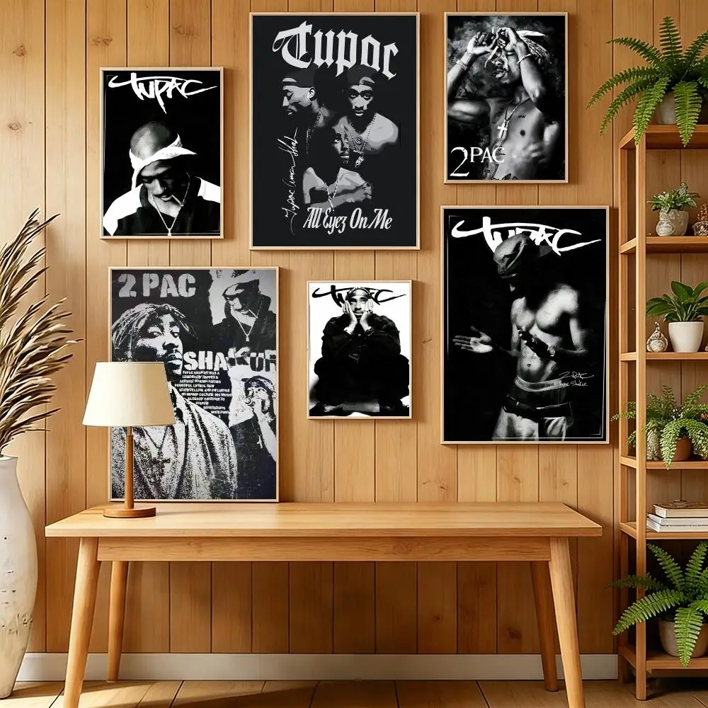 Póster de Roddy Ricch, Rapero de Hip Hop, 2PAC, Adhesivo Decorativo para Pared, Vinilos Decorativos para Dormitorio, Sala de Estar, Decoración del Hogar, Regalo