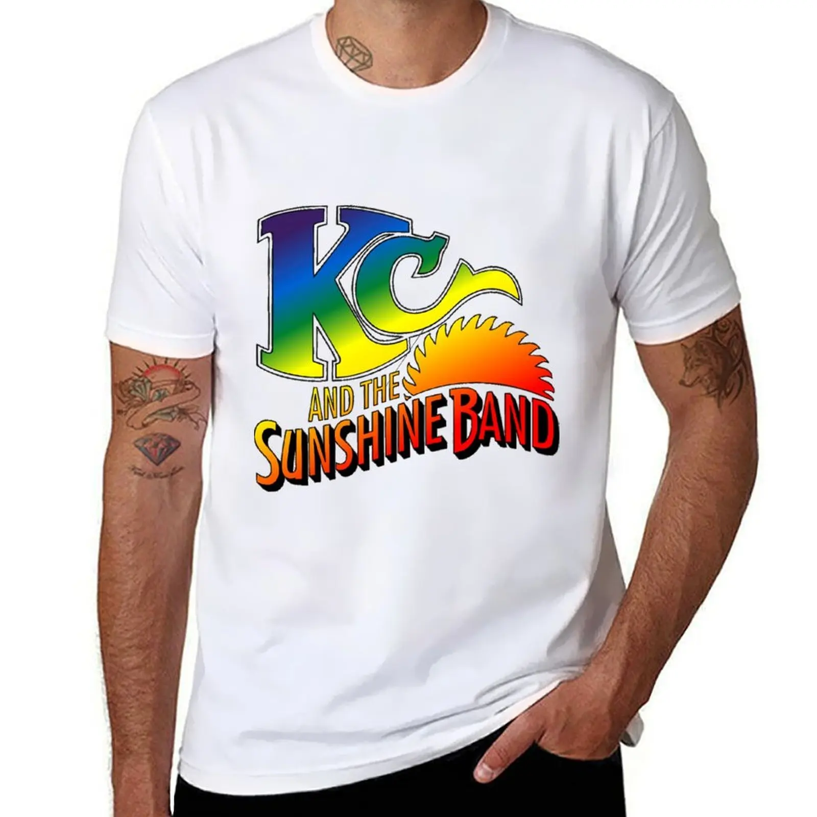 KC Sunshine T-Shirt t shirt man designer men t shirt cotton 100% T-Shirt