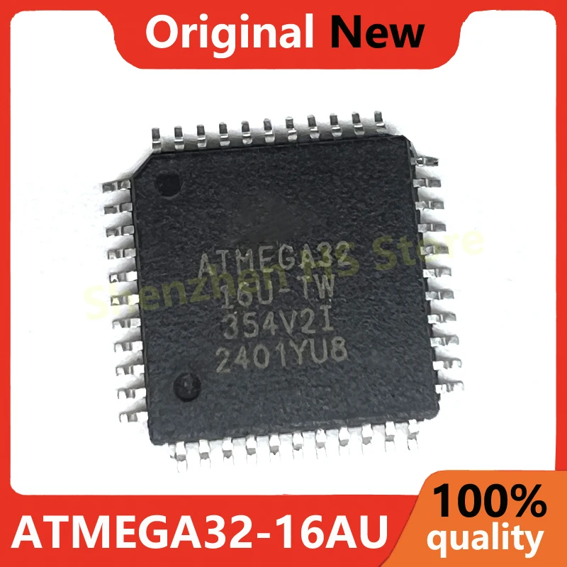 (1piece)100% New ATMEGA32-16AU ATMEGA32L-8AU ATMEGA32A-AU ATMEGA32 16AU ATMEGA32L 8AU ATMEGA32A AU  QFP-44 Chipset