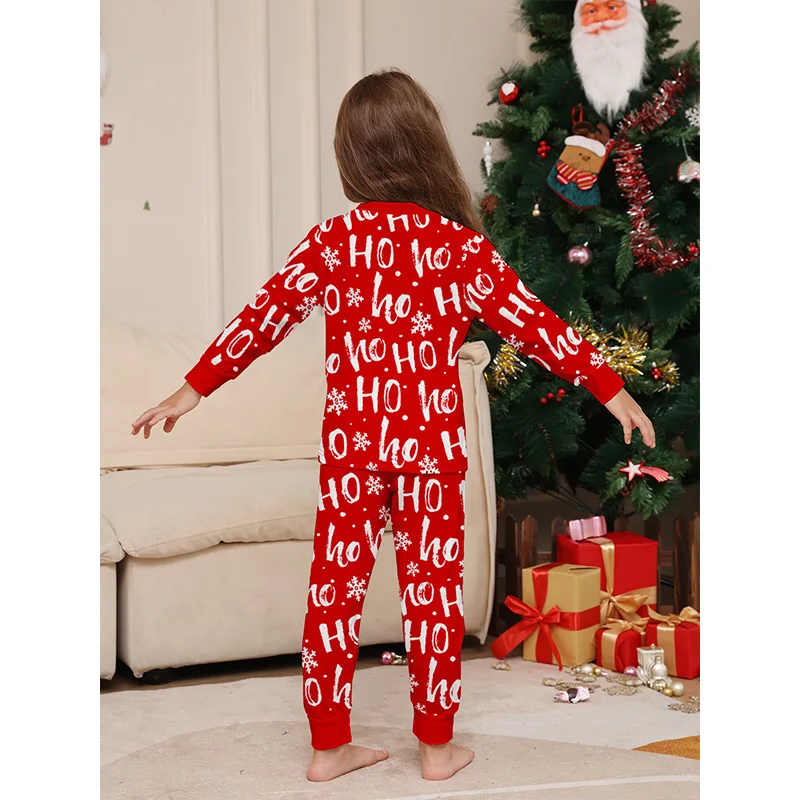 Christmas Pajamas Family Matching Outfits Set Deer Printed 2026 Xmas Family Look Same Adult Kids Mother Daughter Pyjamas Clothes