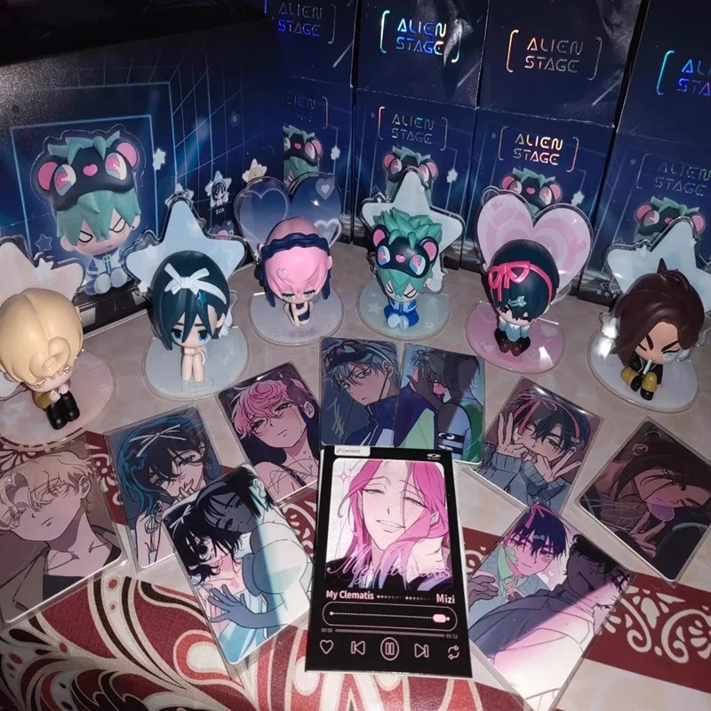Alien Stage Free Stage Blind Box Series Mizi Sua Ivan Till Luka Hyuna Аниме Фигурка Модель Периферийная коллекция Украшения Игрушки
