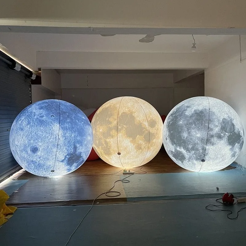 1pc gigante inflável lua terra bolas planeta balões sistema solar sol júpiter saturno marte venus festa decoração brinquedos com led