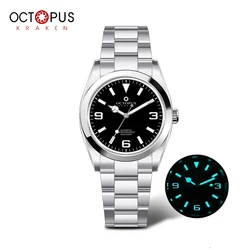 Octopus 36mm Men Fashion Dive Watch PT5000 Automatic Mechanical Sapphire Crystal Stainless Steel Luxury Men Watchdives